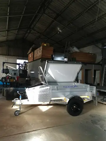Tracker being built in the Alu-Star workshop in Worcester