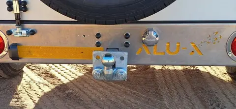 Tow ball for a bike rack