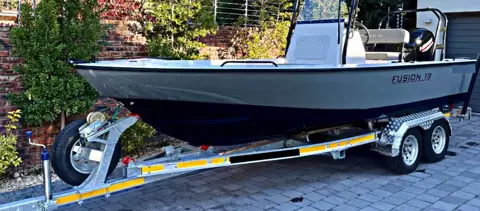 Boat trailers: A Fusion 17 on its Alu-Star trailer