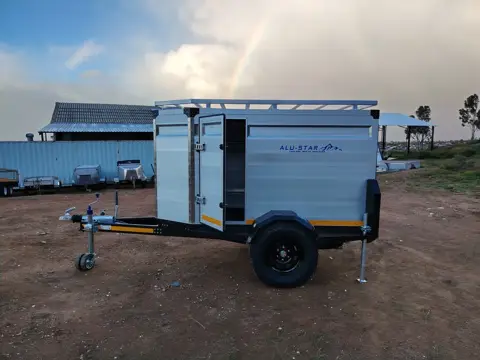 Cargo: With the optional front door (left side), roof rack and park stands